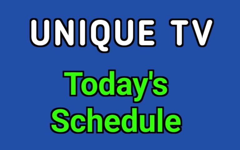 unique tv schedule today