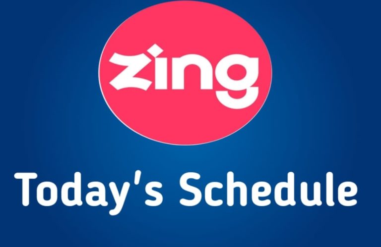 zing today schedule