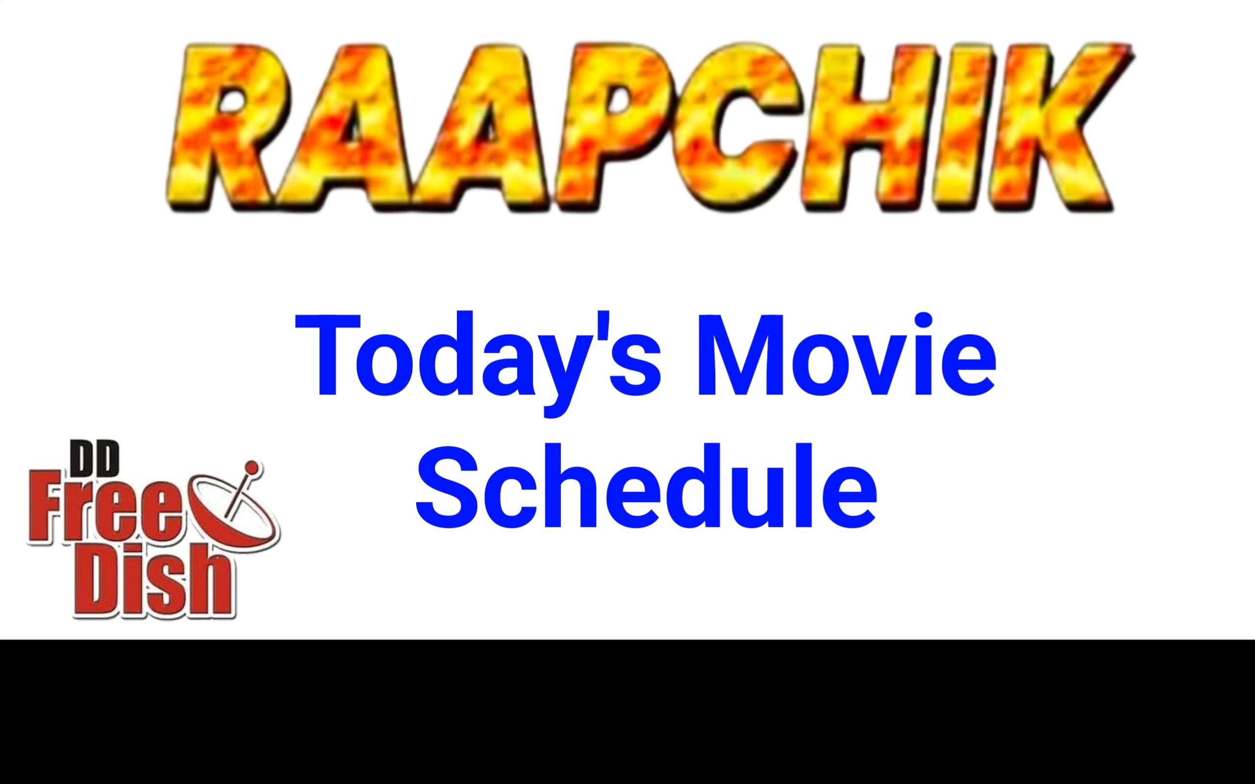 Raapchik Channel Schedule Today || Raapchik TV Channel